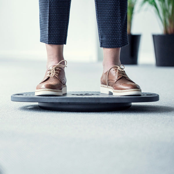 Balancebræt BackApp 360, Mørk grå