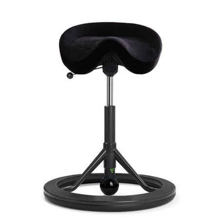 BackApp Smart Alcantara, sort med sort understel – image 1