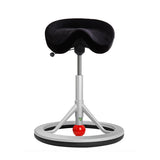 BackApp Smart Alcantara, sort med alugråt understel – image 5