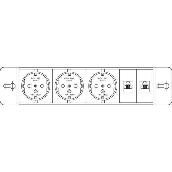 Götessons El-panel 1 for Bi-Box lille – Bordtilbehør (billede 1)