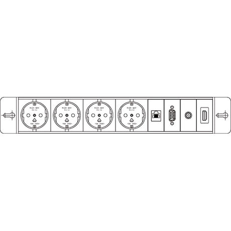 Götessons El-panel 4 for Bi-Box stor – Bordtilbehør (billede 1)