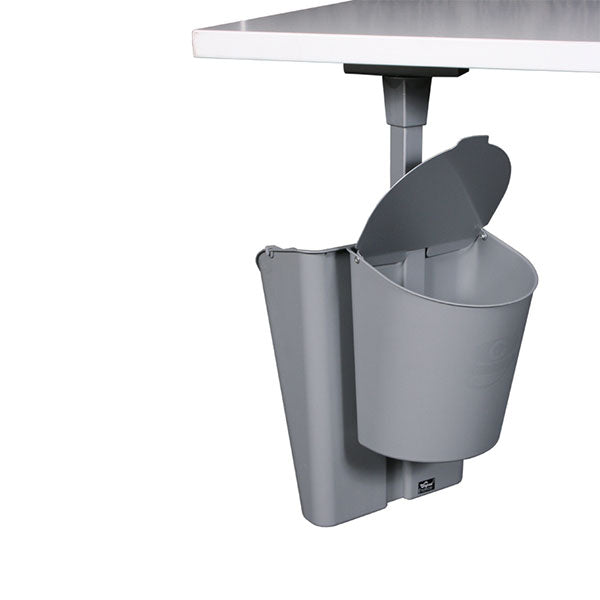 Papirkurv SetUp 2 Fraktioner med Låge Grå – image 1