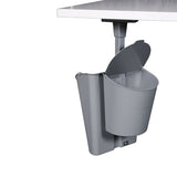 Papirkurv SetUp 2 Fraktioner med Låge Grå – image 1