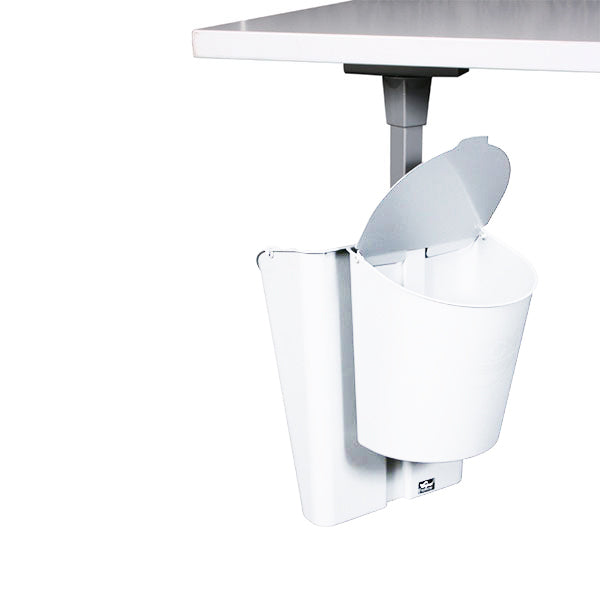 Papirkurv SetUp 2F med låge Hvid – image 2