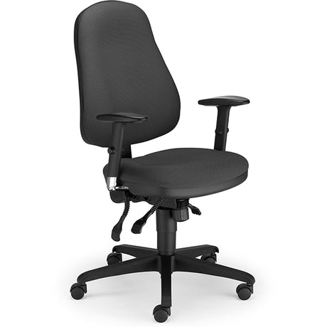 Kontorstol Offix, Mørk grå – image 1