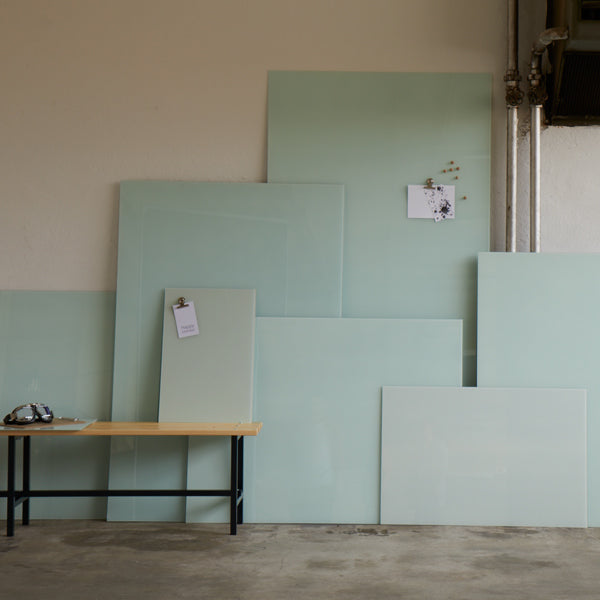 Ergoff Glastavle Crush Hvid, 1500x1000 mm – Whiteboards (billede 1)