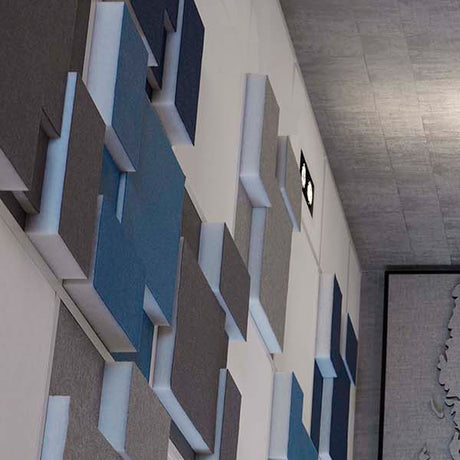 Lydabsortbent Nivå EcoSUND hvid tekstil-laminering