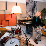 Lydabsortbent Nivå EcoSUND sort tekstil-laminering – image 1