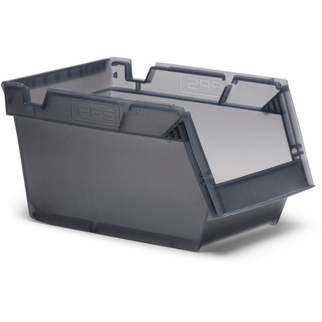 Lagerkasse 2074 148x250x130 mm Transparent grå