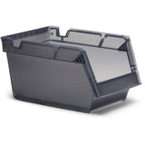 Lagerkasse 2074 148x250x130 mm Transparent grå