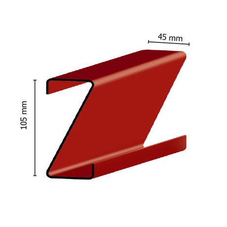 BLS Bjælke Z105-20 1850mm Kap. 2400kg – Pallereoler (billede 2)