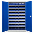 GBP Opbevaringsskab ASPB Mod1 1980x1200x470 Blå dør Blå kasse – Skabe & reoler (billede 1)