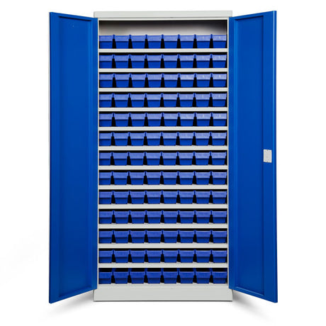 Opbevaringsskab ASPB Mod2 1980x980x670 Blå dør – image 1