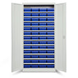 GBP Opbevaringsskab ASPB Mod3 1980x980x470 Lysegrå dør – Skabe & reoler (billede 1)
