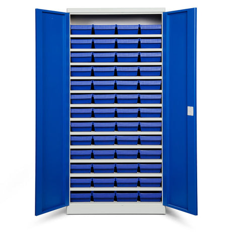 GBP Opbevaringsskab ASPB Mod3 1980x980x470 Blå dør – Skabe & reoler (billede 1)