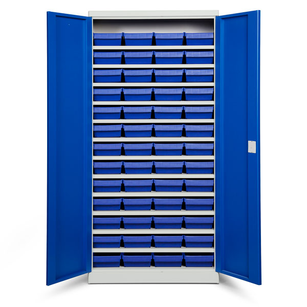 GBP Opbevaringsskab ASPB Mod3 1980x980x570 Blå dør – Skabe & reoler (billede 1)