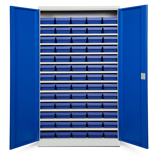 GBP Opbevaringsskab ASPB Mod3 1980x1200x470 Blå dør – Skabe & reoler (billede 1)