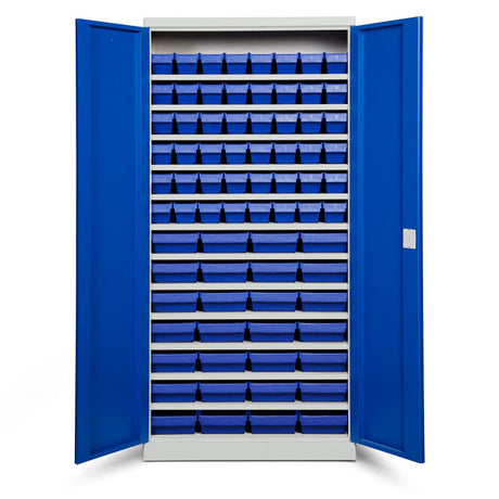 Opbevaringsskab ASPB Mod4 1980x980x470 Blå dør – image 1