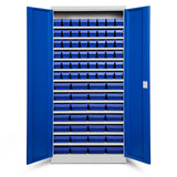 GBP Opbevaringsskab ASPB Mod4 1980x980x470 Blå dør – Skabe & reoler (billede 1)