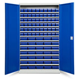 Opbevaringsskab ASPB Mod4 1980x1200x470 Blå dør – image 1