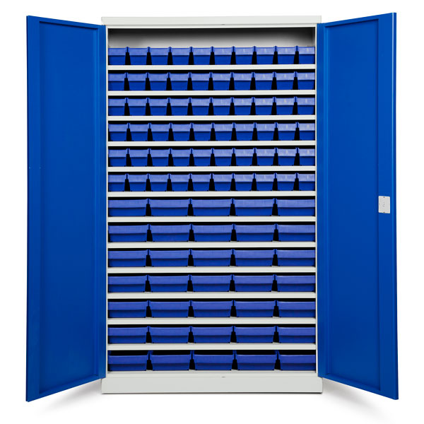 Opbevaringsskab ASPB Mod4 1980x1200x570 Blå dør – image 1