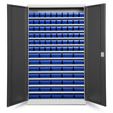 Opbevaringsskab ASPB Mod4 1980x1200x570 Antracit dør – image 1