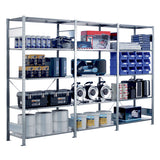 Følgesektion Boltless lagerreol, rygkryds 3000x1000x800 150 kg/hylde – image 3