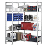 Schulte Lagertechnik Hjørnereol Boltless  2000x1000x600 mm 150 kg/hylde – Boltless lagerreol (billede 1)