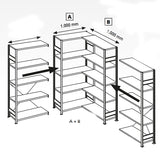 Schulte Lagertechnik Hjørnereol Boltless  3000x1000x600 mm 150 kg/hylde – Boltless lagerreol (billede 2)
