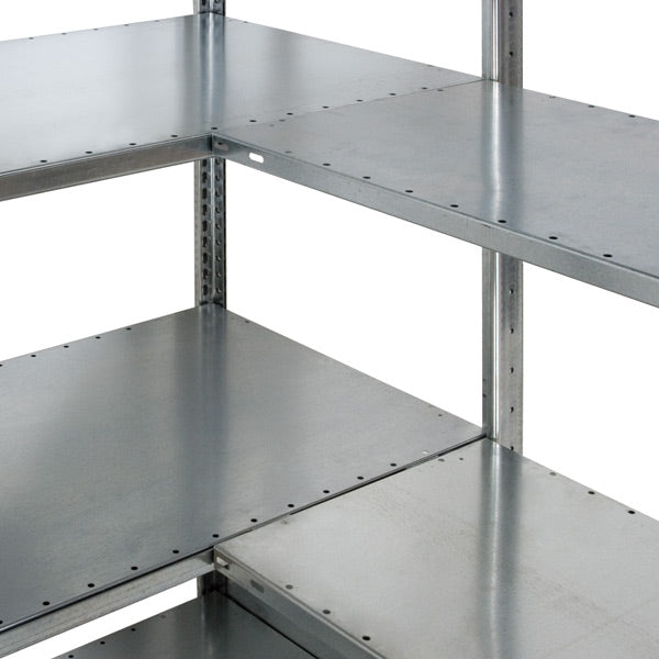 Schulte Lagertechnik Hylde-A Boltless Hjørnereol 1000x400 mm 150 kg – Boltless lagerreol (billede 1)