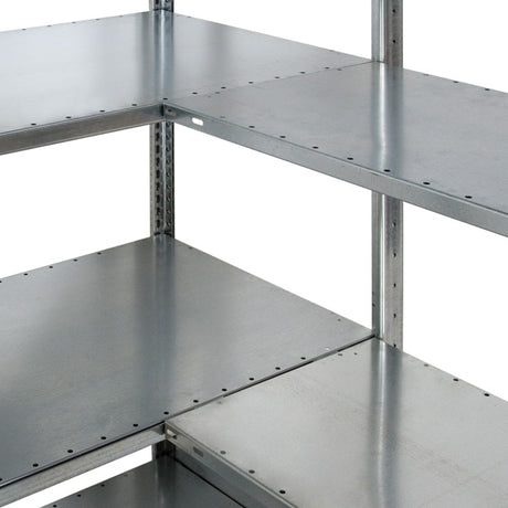 Schulte Lagertechnik Hylde-B Boltless Hjørnereol 1000x500 mm 150 kg – Boltless lagerreol (billede 1)