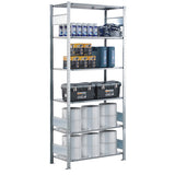 Startsektion Boltless lagerreol, bjælker 2500x1300x300 150 kg/hylde – image 2