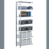 Følgesektion Boltless lagerreol, bjælker 3000x1000x800 250 kg/hylde – image 4