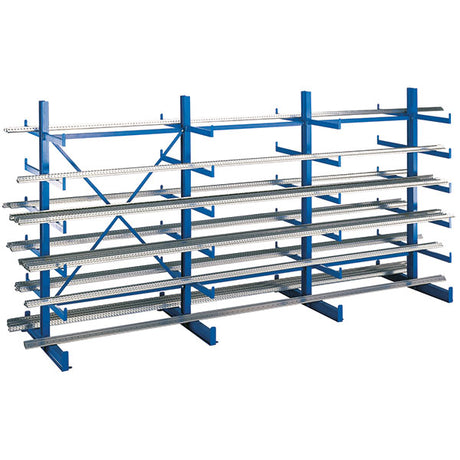 Schulte Lagertechnik Grenreol Boltless for lettere gods K1000 Dobbelt 4 fag – Grenreoler