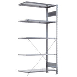 Schulte Lagertechnik Følgesektion Boltless lagerreol, rygkryds 3000x750x300 250 kg/hylde (billede 2)