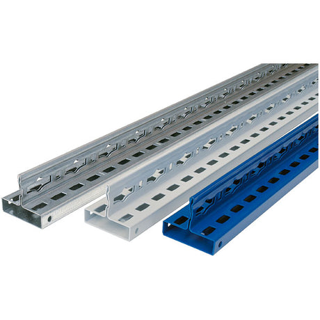 Schulte Lagertechnik T-profil Boltless 2500 mm RAL5010 – Boltless lagerreol (billede 1)