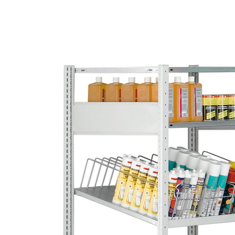 Schulte Lagertechnik Tværplade Boltless dybde 800 mm RAL 7035 – Boltless lagerreol (billede 2)