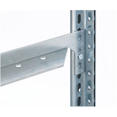 Schulte Lagertechnik Hylde Boltlessbjælke750 mm/250 kg RAL7035 – Boltless lagerreol