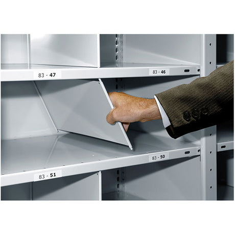 Schulte Lagertechnik Skilleplade Boltless 800 x 490 mm – Boltless lagerreol