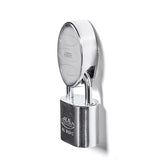 Tøjudleveringsskab 2x6 rum med lige tag og røde døre med greb f/hængelås – image 4