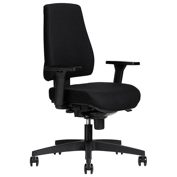 Kontorstol Operator, Sort med armlæn – image 5