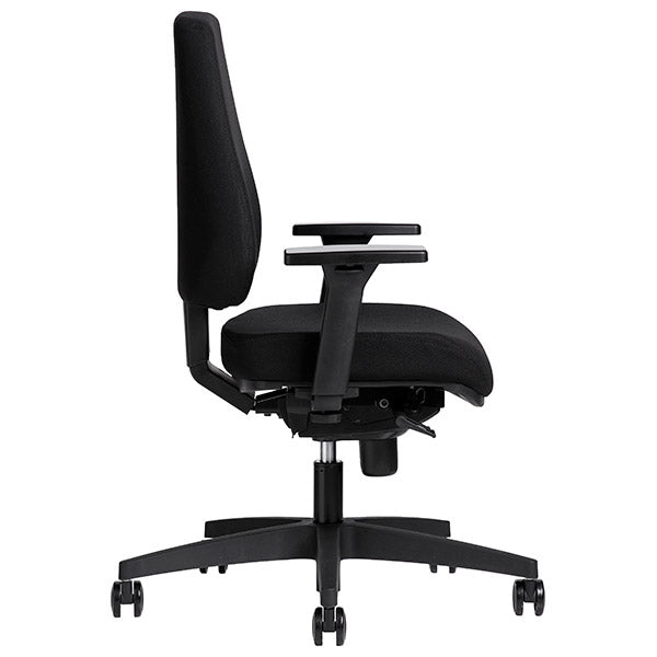 Kontorstol Operator, Sort med armlæn – image 6