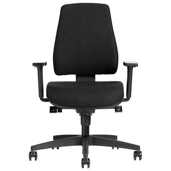 Kontorstol Operator, Sort med armlæn – image 8