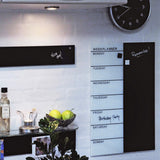 40 x 60 cm. Glas uge tavle Engelsk