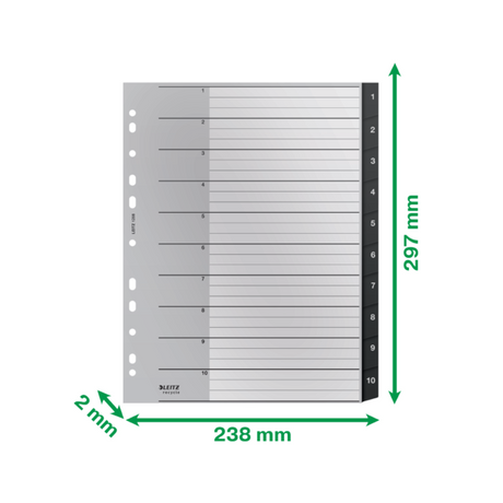 Register recycle PP A4 1-10 sort