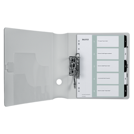 Register printbar PP A4+ 1-5 hvid/sort