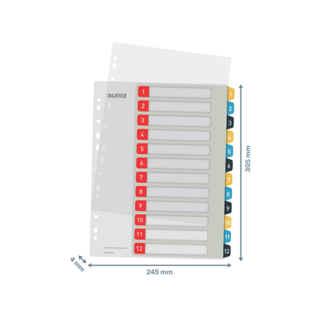 Register printbar PP A4+ 1-12 Cosy farver