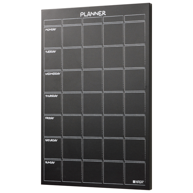 Naga A/S Magnetisk kridttavle ugeplan 40 x 60 cm – Planlægningstavler (billede 1)