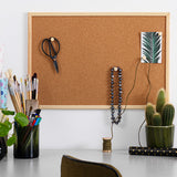 100 x 60 cm. Kork opslagstavle med træramme – image 3