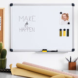 150 x 120 cm. Whiteboard med alu. ramme